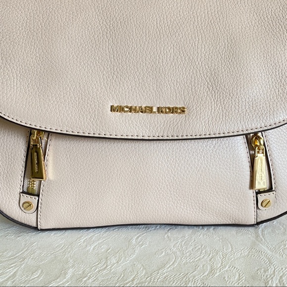 Michael Kors pink Bedford Legacy Pebbled Leather 2 way Bag - Picture 7 of 11